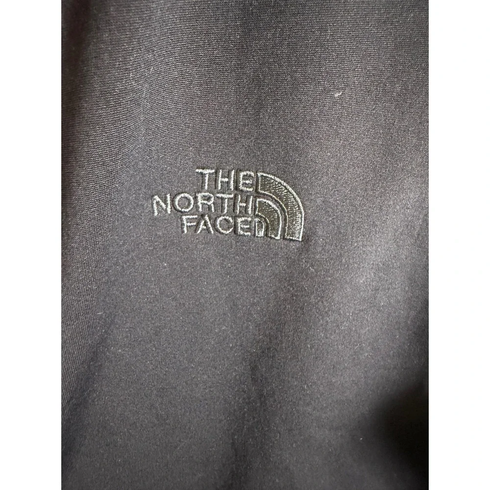 THE NORTH FACE Mens XL Black WindWall Softshell Vest Full Zip Fleece Lined